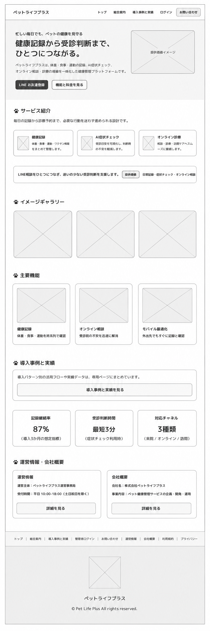 index.html のスクリーンショット（PC版）